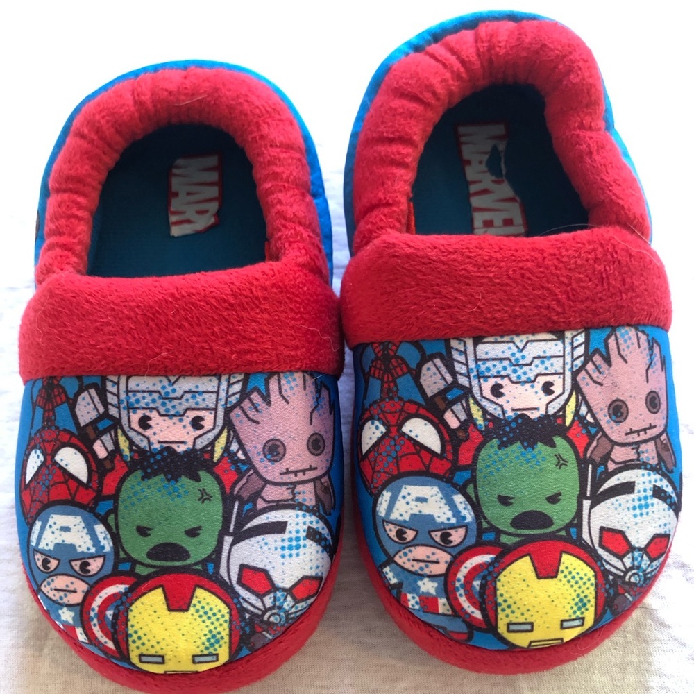 Toddler Boys Avenger Slippers - Medium 7/8